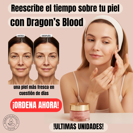 ¡10 Años Menos! Dragon's Blood - Crema Facial Rejuvenecedora