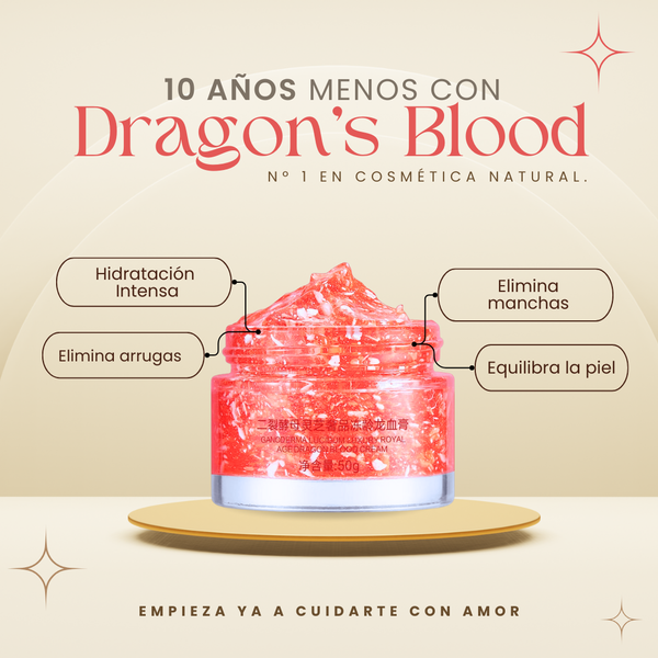 ¡10 Años Menos! Dragon's Blood - Crema Facial Rejuvenecedora