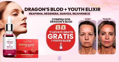 DRAGON'S BLOOD + YOUTH ELIXIR - La dupla definitiva contra arrugas y manchas