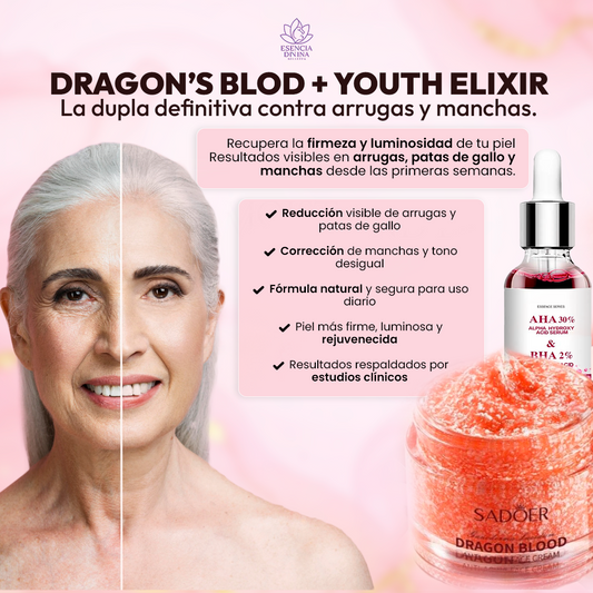 DRAGON'S BLOOD + YOUTH ELIXIR - La dupla definitiva contra arrugas y manchas